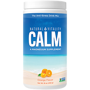 Natural Calm Magnesium Powder - Orange (113 Servings)