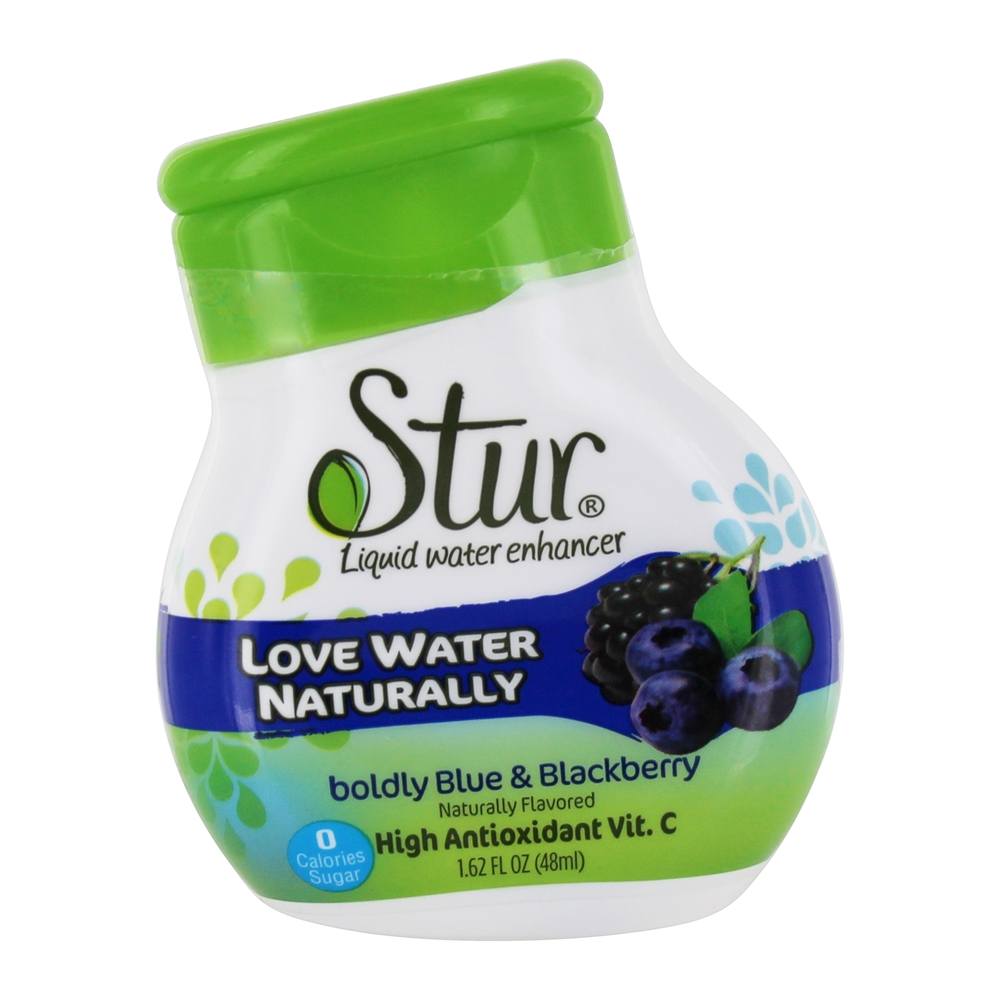 Stur - Liquid Water Enhancer Love Water Naturally Boldly Blue & Blackberry - 1.62 fl. oz.