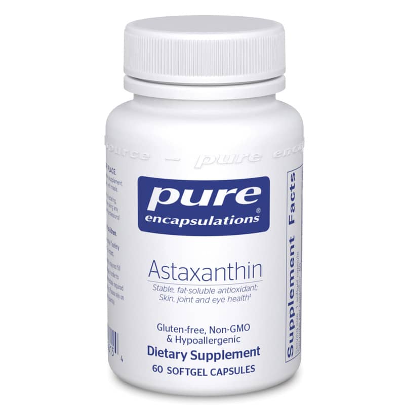 Pure Encapsulations Astaxanthin 60 Softgels