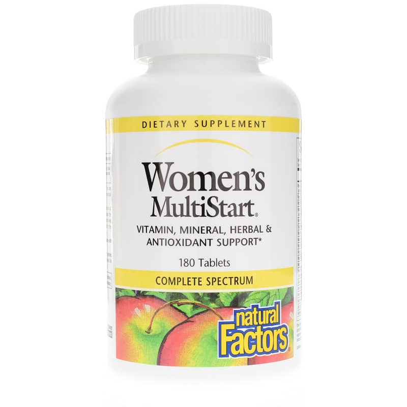 Natural Factors Women's MultiStart 180 Tablets