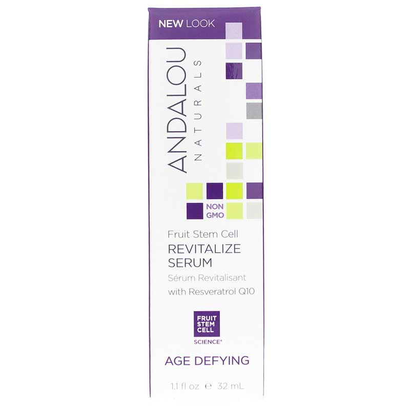 Andalou Naturals Age Defying Fruit Stem Cell Revitalize Serum 1.1 Oz