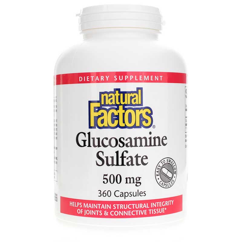 Natural Factors Glucosamine Sulfate 500 Mg 360 Capsules