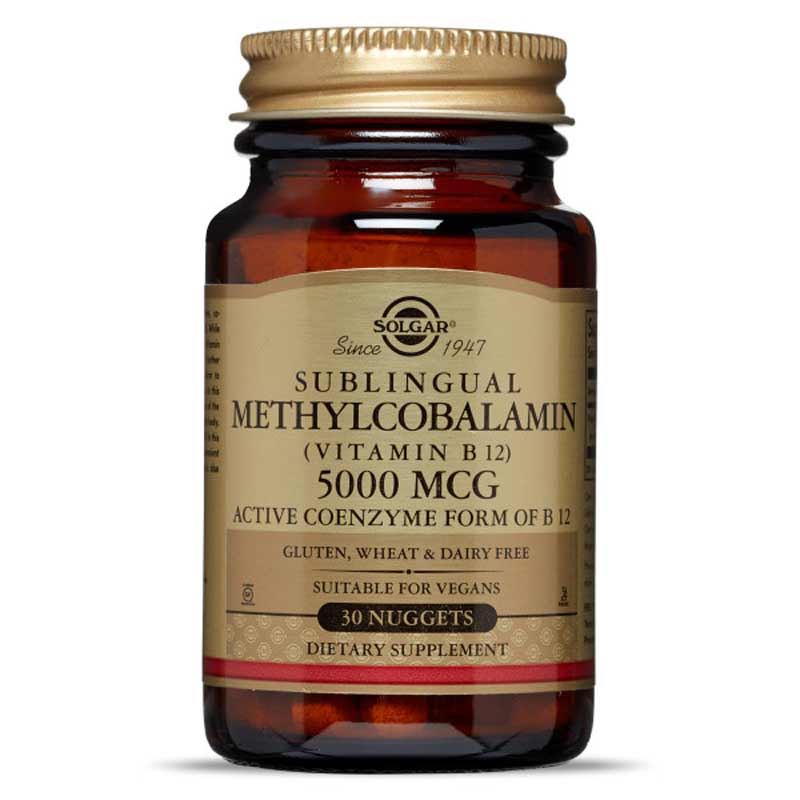 Solgar Methylcobalamin Sublingual 5000 Mcg 30 Nuggets