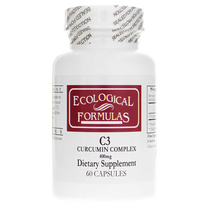 Ecological Formulas C3 Curcumin Complex 400 Mg 60 Capsules