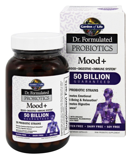Garden of Life - Dr. Formulated Probiotics Mood 50 Billion CFU - 60 Vegetarian Capsules