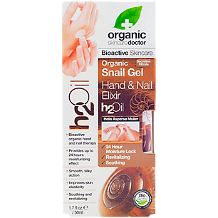 Organic Snail Gel Hand & Nail Elixir - Revitalizing & Soothing (1.7 Fluid Ounces)