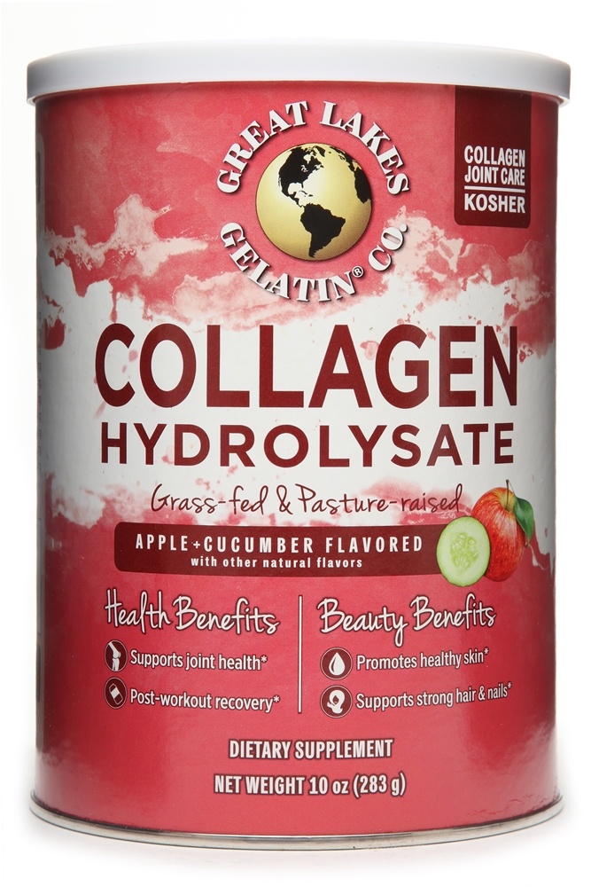 Great Lakes - Collagen Hydrolysate Powder Apple Cucumber Flavored - 10 oz.