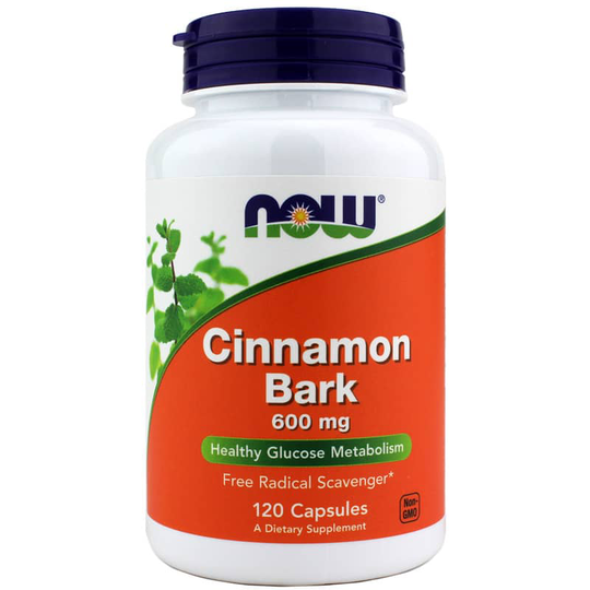 NOW Foods Cinnamon Bark 600 Mg 120 Capsules