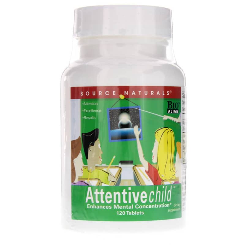 Source Naturals Attentive Child Tablets 120 Tablets