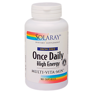 High Energy Multivitamin - Once Daily - Iron Free (90 Capsules)