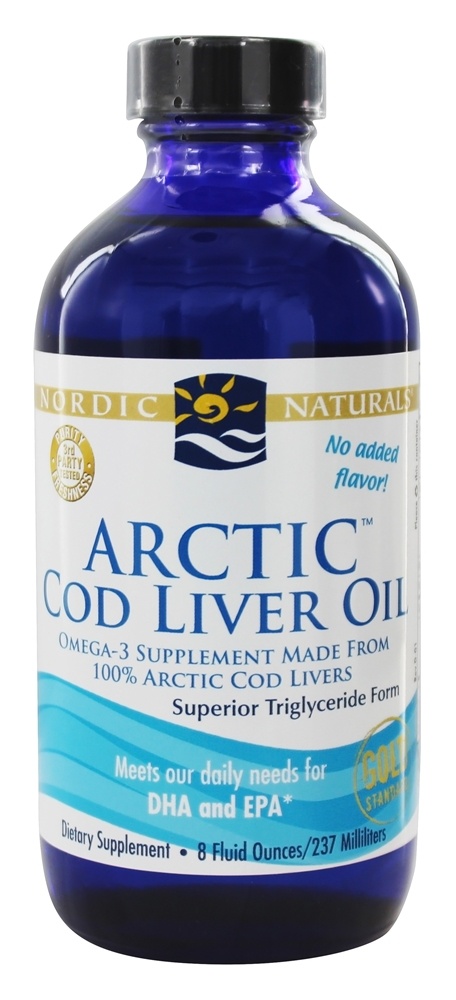 Nordic Naturals - Arctic Cod Liver Oil Plain - 8 fl. oz.