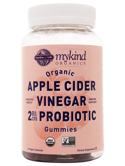 Garden of Life - mykind Organics Apple Cider Vinegar Probiotic 2 Billion CFU - 60 Gummies