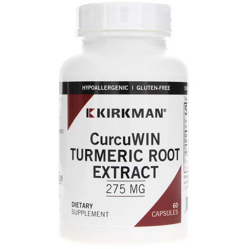 Kirkman CurcuWIN Turmeric Root Extract 275 Mg 60 Capsules