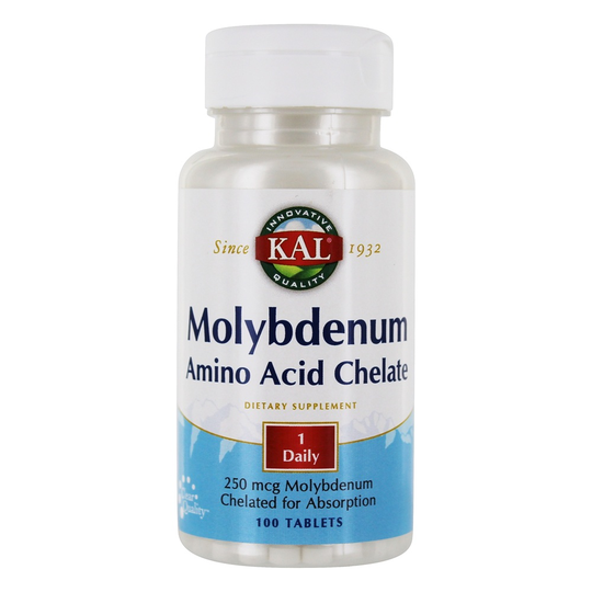 Kal - Molybdenum Amino Acid Chelate 250 mcg. - 100 Micro Tablets