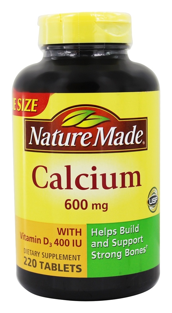 Nature Made - Calcium 600 mg. - 220 Tablets
