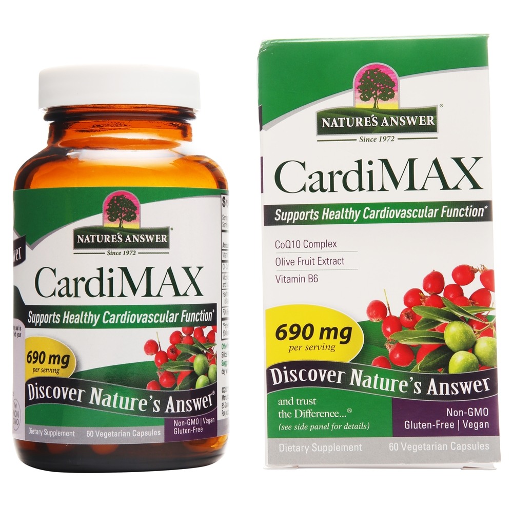 Nature's Answer - CardiMAX Cardiovascular Support - 60 Vegetarian Capsules