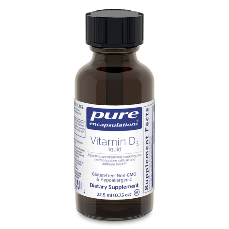 Pure Encapsulations Vitamin D3 Liquid 1,000 IU .75 Oz