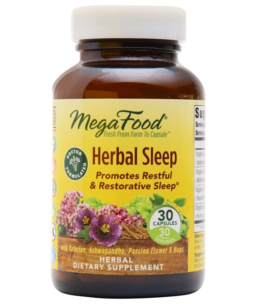 MegaFood - Herbal Sleep - 30 Capsules