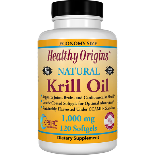 Healthy Origins - Natural Krill Oil 1000 mg. - 120 Softgels
