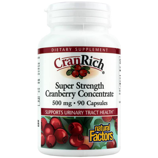 Natural Factors CranRich Super Strength Cranberry Concentrate 90 Capsules