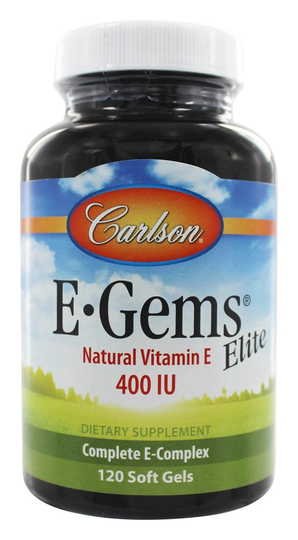 Carlson Labs - E Gems Elite Natural Vitamin E 400 IU - 120 Softgels