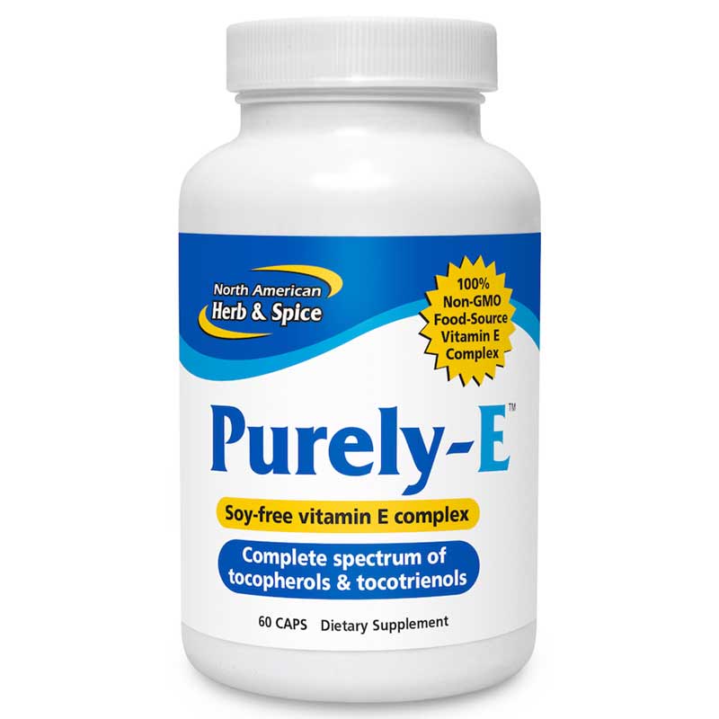 North American Herb & Spice Purely-E 60 Capsules