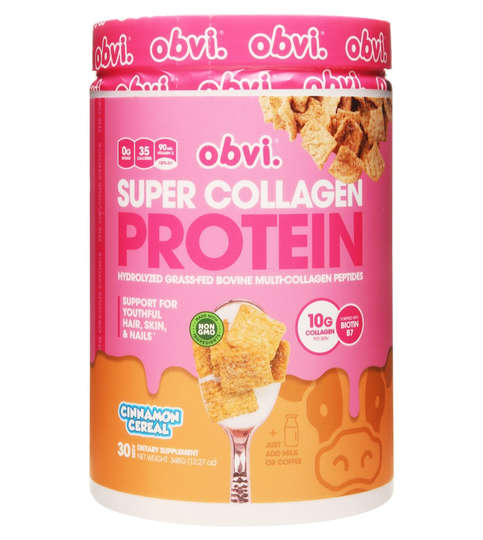 Obvi - Super Collagen Protein Powder 30 Servings Cinnamon Toast - 12.27 oz.