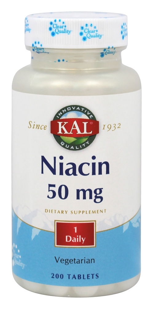 Kal - Niacin 50 mg. - 200 Tablets