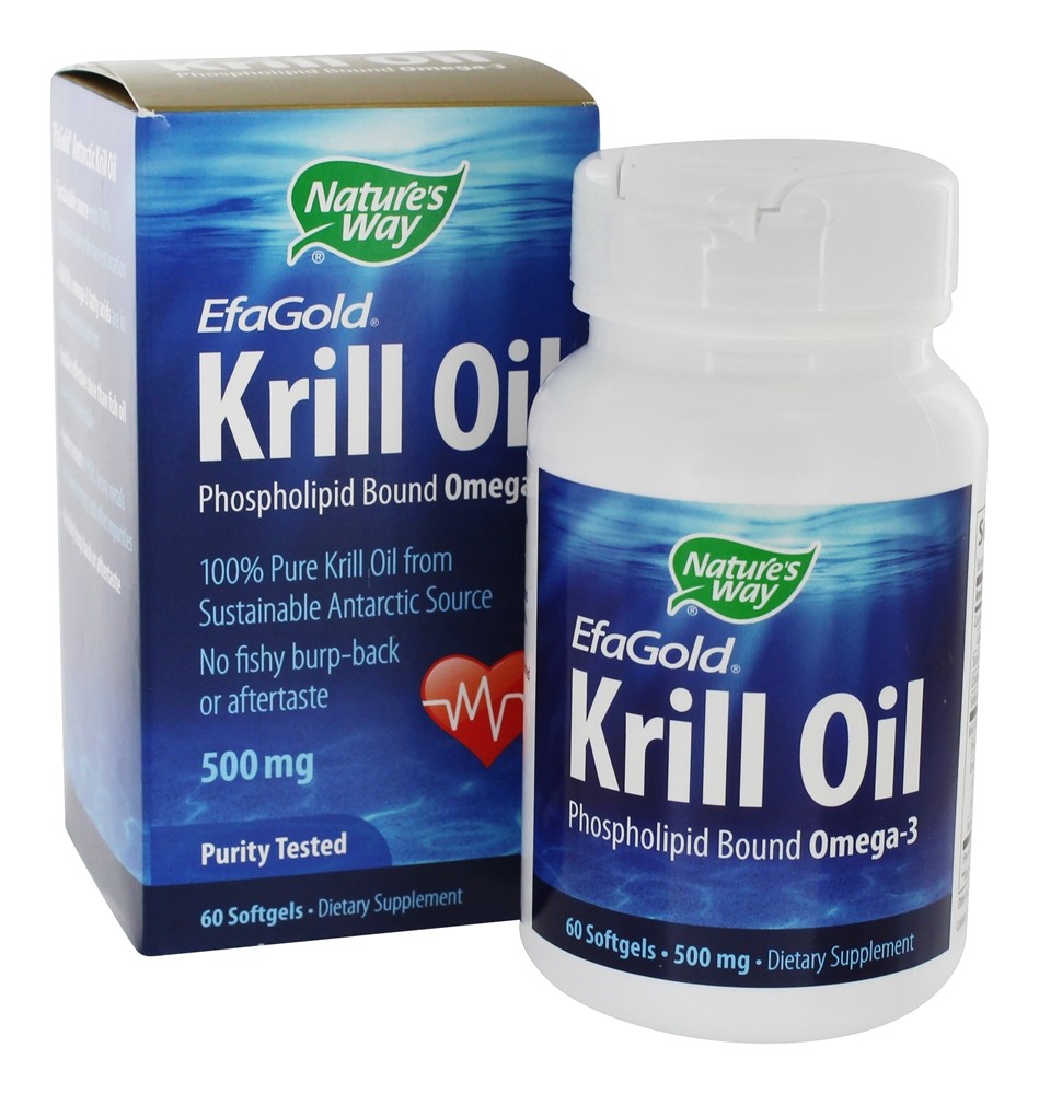 Nature's Way - Krill Oil 500 mg. - 60 Softgels
