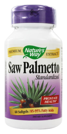 Nature's Way - Saw Palmetto Standardized Extract 160 mg. - 60 Softgels
