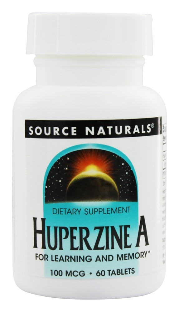 Source Naturals - Huperzine A For Learning And Memory 100 mcg. - 60 Tablet(s)