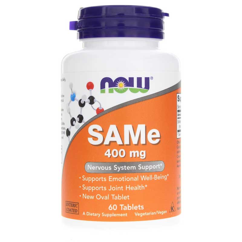 NOW Foods SAMe 400 Mg 60 Tablets