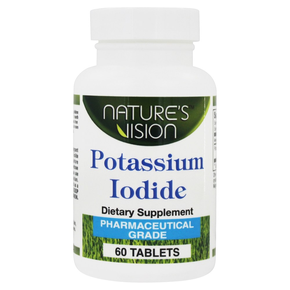 Nature's Vision - Potassium Iodide 60 mg. - 60 Tablets