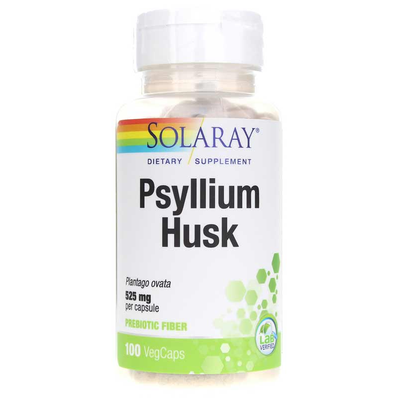 Solaray Psyllium Husk 525 Mg 100 Veg Capsules