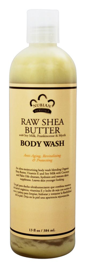 Nubian Heritage - Body Wash Raw Shea Butter - 13 fl. oz.