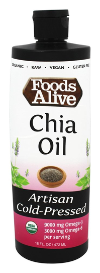 Foods Alive - Organic Chia Oil - 16 fl. oz.