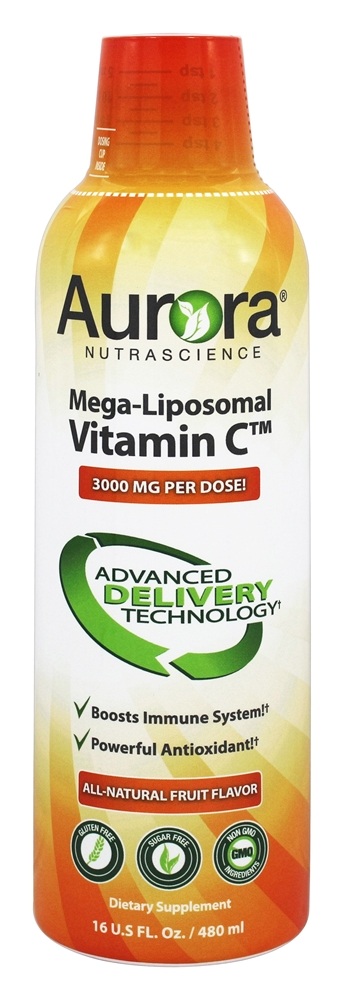 Vida Lifescience - Aurora Nutrascience Mega-Liposomal Vitamin C - 16 fl. oz.