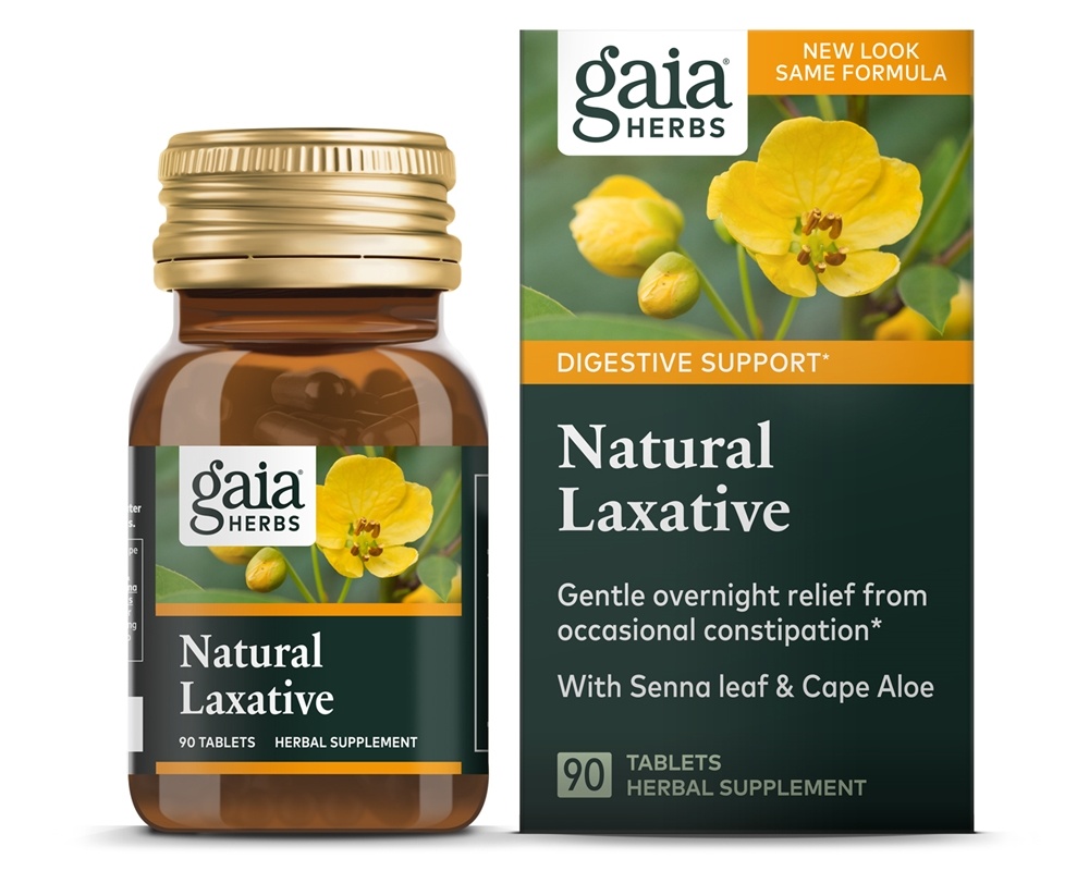 Gaia Herbs - Natural Laxative Digestive Support - 90 Tablet(s)