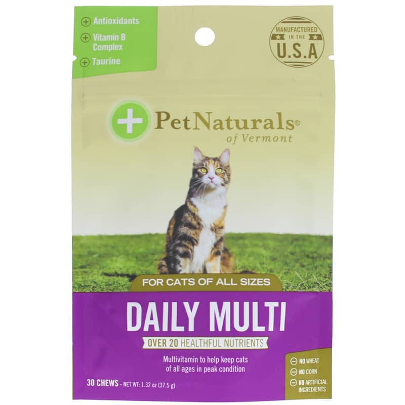 Pet Naturals Of Vermont Daily Multi for Cats of All Sizes 30 Chewable Tablets