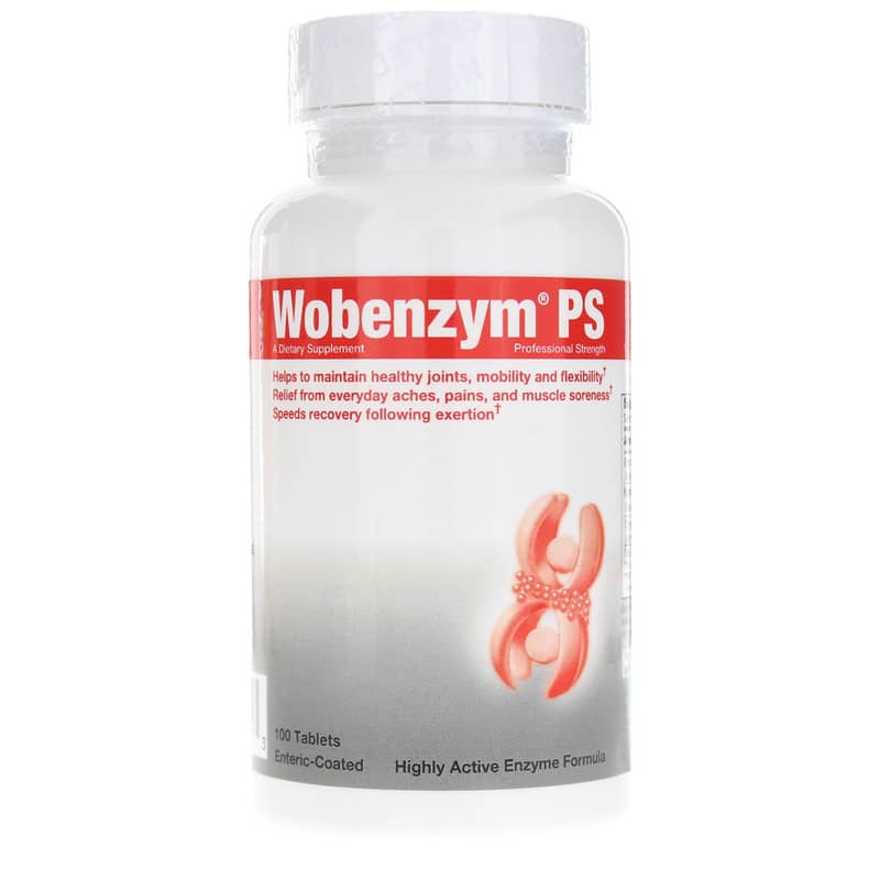 Mucos Pharma Wobenzym PS Professional Strength 100 Enteric Coated Tablets