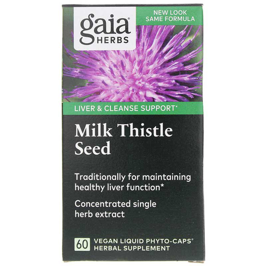 Gaia Herbs Milk Thistle Seed 60 Liquid Phyto Caps
