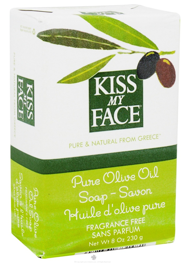 Kiss My Face - Pure Olive Oil Bar Soap Fragrance Free - 8 oz.
