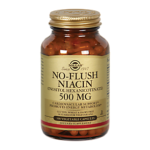No-Flush Niacin - 500 MG (100 Vegetarian Capsules)