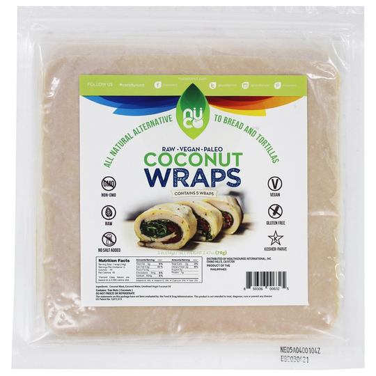 NUCO - Coconut Wraps Original - 5 Count