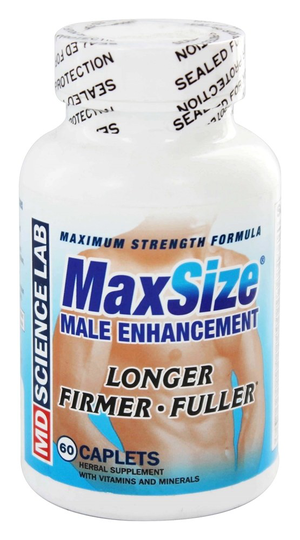 MD Science Lab - Max Size Male Enhancement Formula Maximum-Strength - 60 Tablets