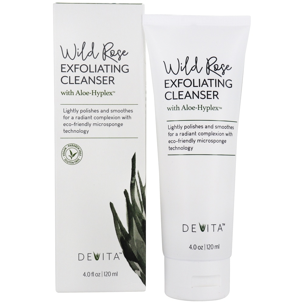 DeVita - Wild Rose Exfoliating Cleanser with Aloe-Hyplex - 4 oz.