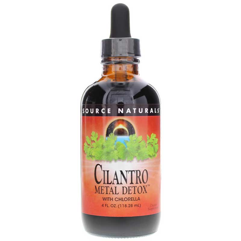 Source Naturals Cilantro Metal Detox with Chlorella, 4 Oz