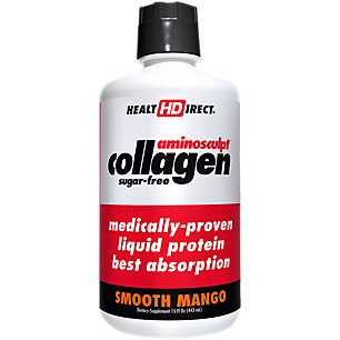 Amino Sculpt Liquid Collagen - Hair, Skin & Nails Support - Mango (15 Fluid Ounces)
