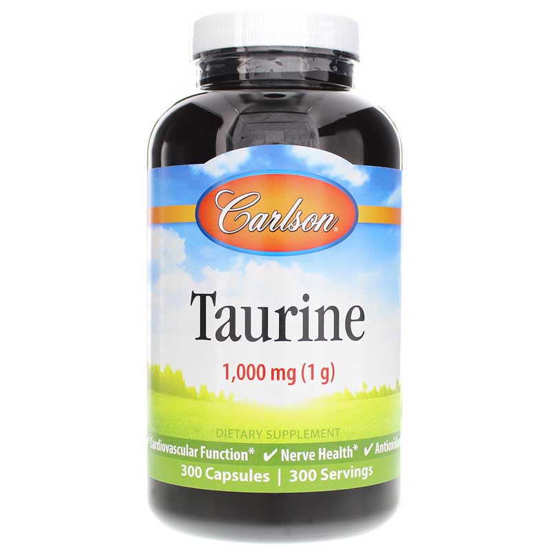Carlson Labs Taurine 1,000 Mg 300 Capsules