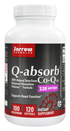 Jarrow Formulas - Q-absorb CoQ10 100 mg. - 120 Softgels